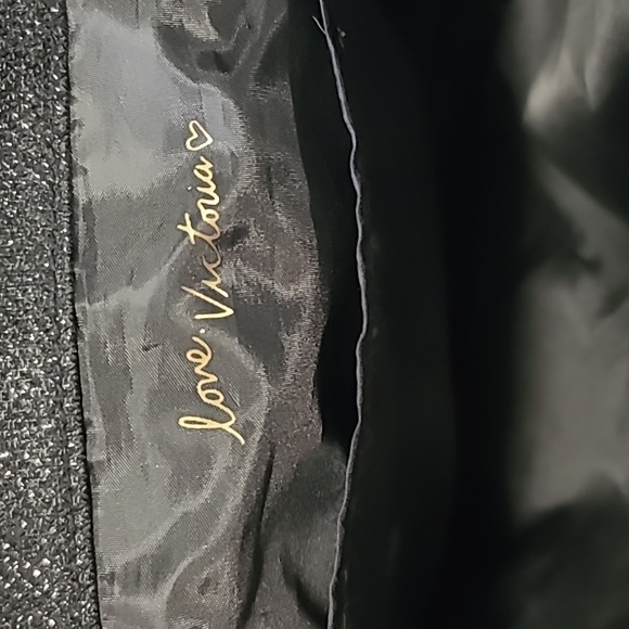 VICTORIA SECRET black/silver sparkle bag - Picture 7 of 7